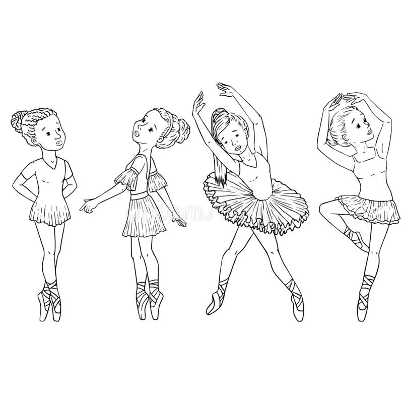 Desenhos de Bailarina Para Colorir e Imprimir - Pintar Grátis Online