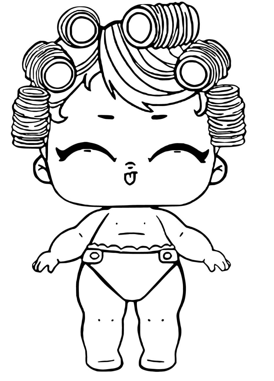 Lol Baby Lil Go-Go Gurl Coloring Pages - Free Printable Coloring Pages