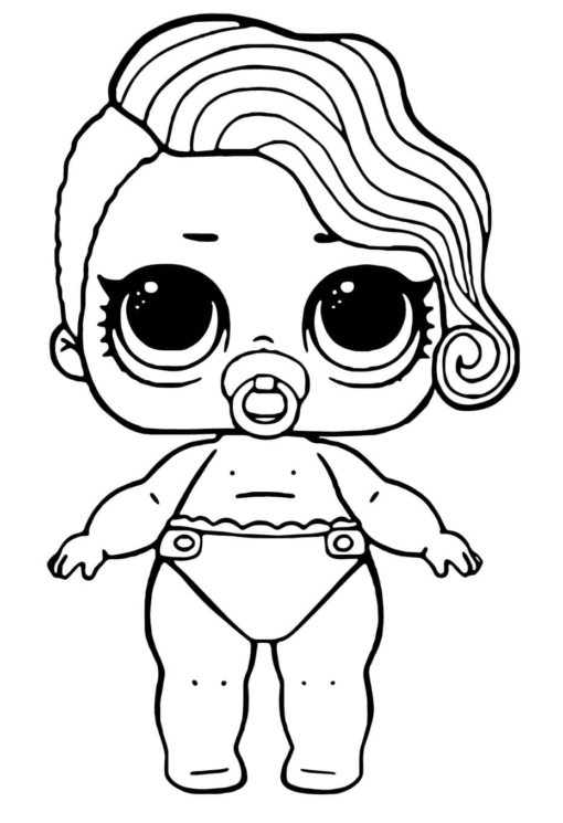 Lol Baby Coloring Pages Printable for Free Download