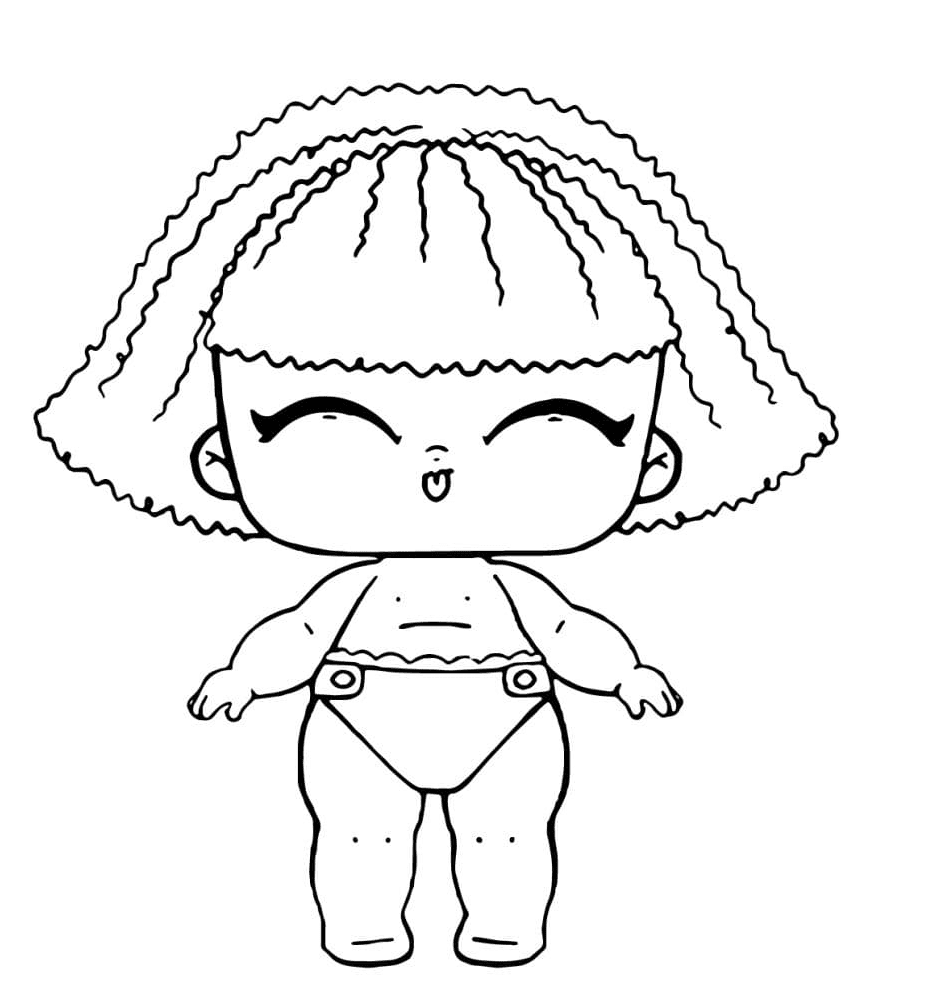 Lol Baby Lil Go-Go Gurl Coloring Pages - Free Printable Coloring Pages