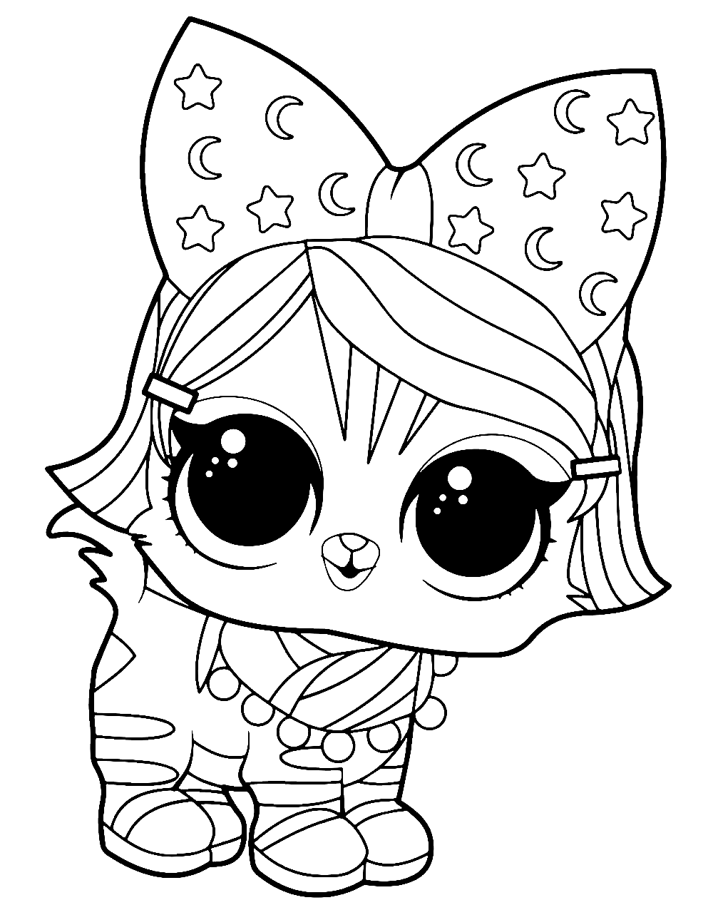 21 coloring pages of L.O.L. Surprise Pets