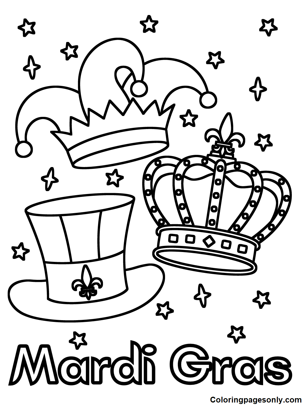 how to make a mardi gras crown