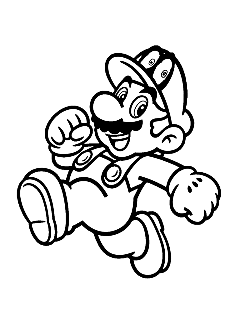 Super Mario Odyssey Coloring Pages Printable for Free Download