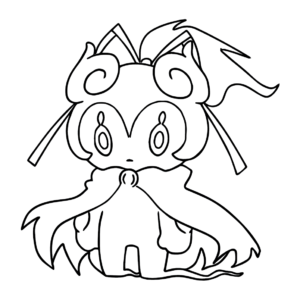 Free Coloring Page 31 Mar 2022 Mew Pokemon