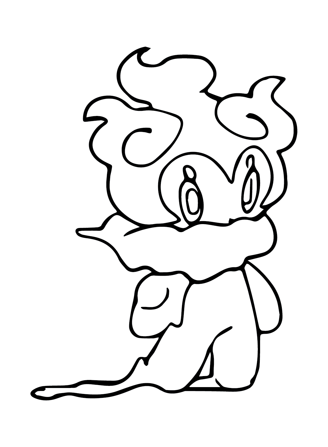 Free Coloring Page 31 Mar 2022 Mew Pokemon