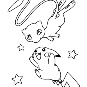 Mew Pokemon Coloring Pages 2019, Educative Printable