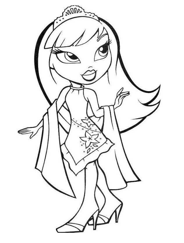 Free Printable Bratz Coloring Pages For Kids