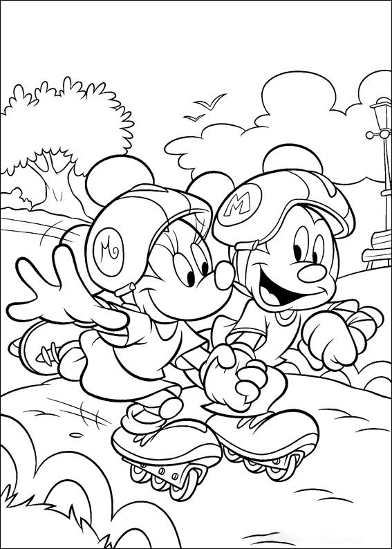 graffiti mickey mouse coloring pages