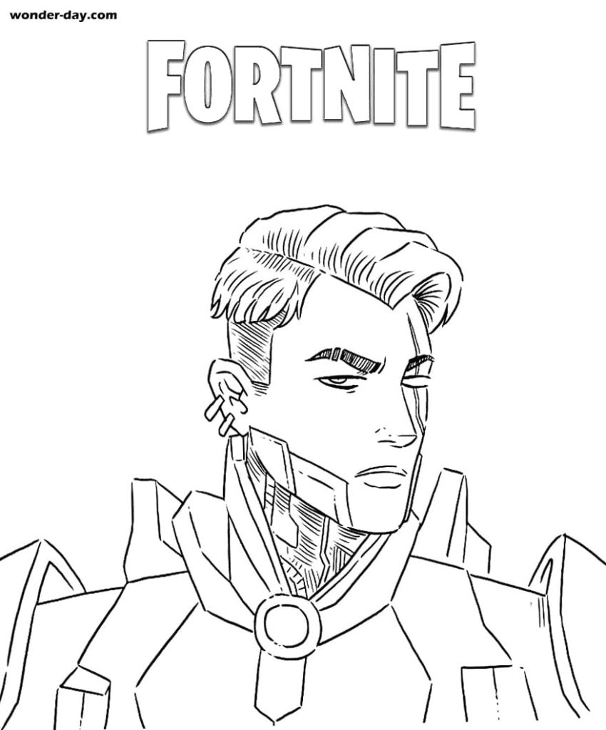 Fortnite, Coloring Pages, Midas Rex, Fortnite Coloring Pages Midas