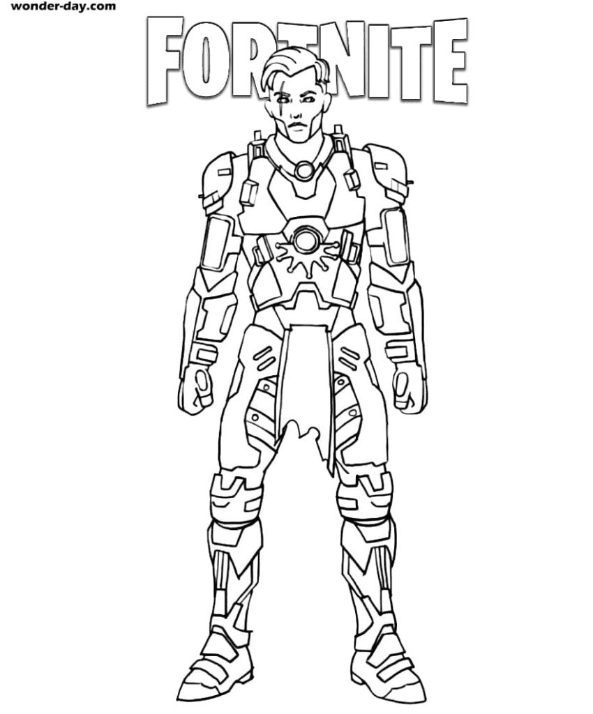 8 Fortnite Coloring Pages Midas Rex | Fortnite Skin | Battle Royale