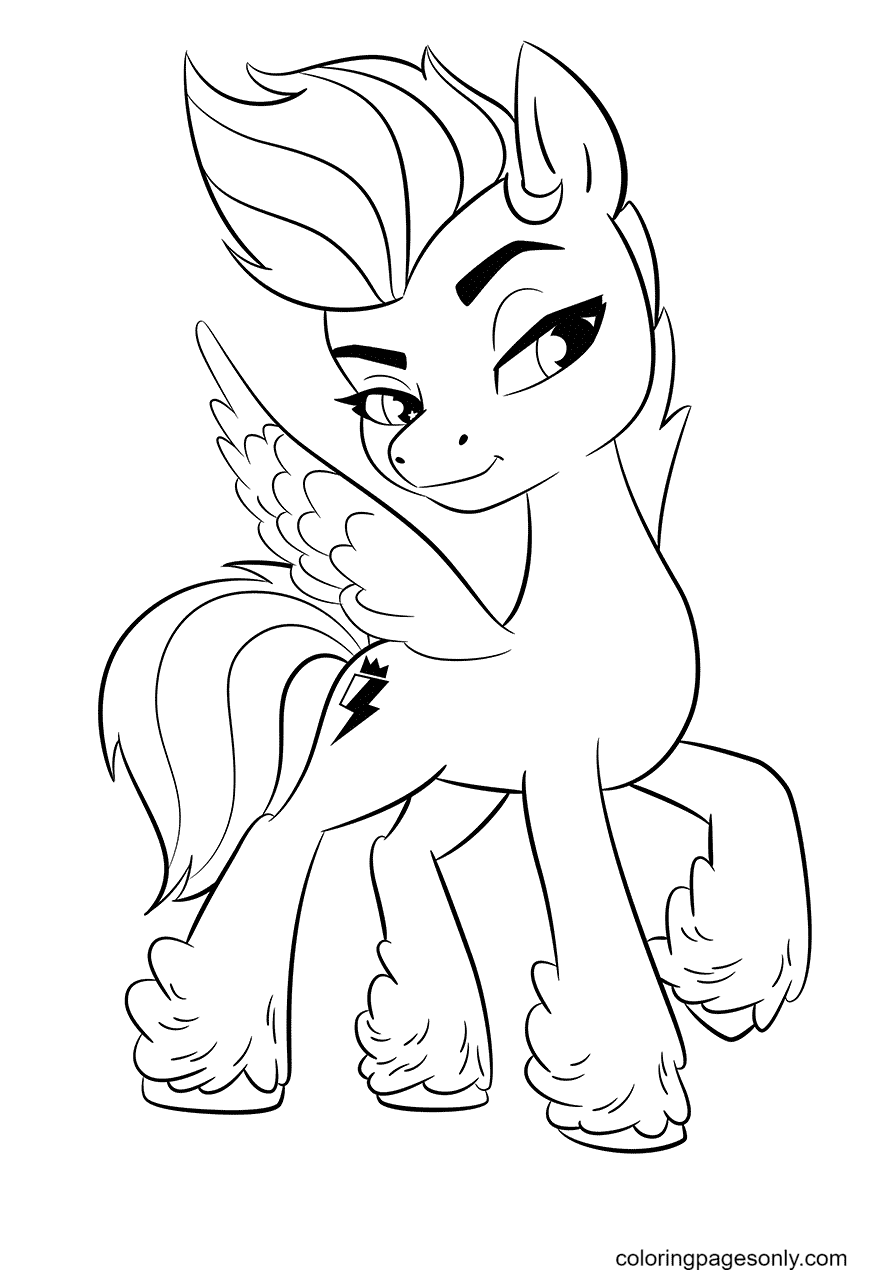 Coloring page My Little Pony Next Generation Sunny MLP 2