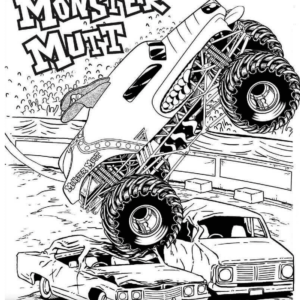 30+ Monster Truck Coloring Pages Printable