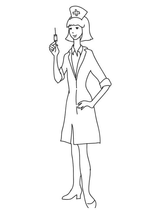 Nurse Coloring Pages Printable for Free Download