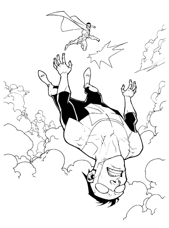 Invincible Coloring Pages Printable for Free Download