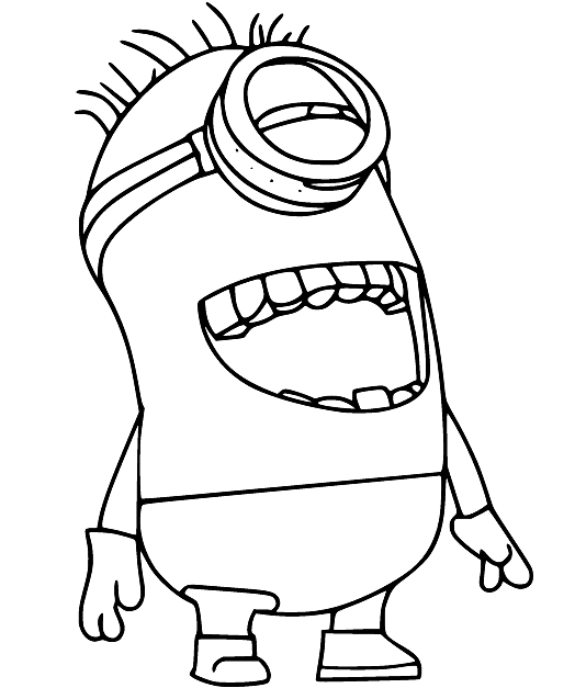 Minion Coloring Pages Printable for Free Download