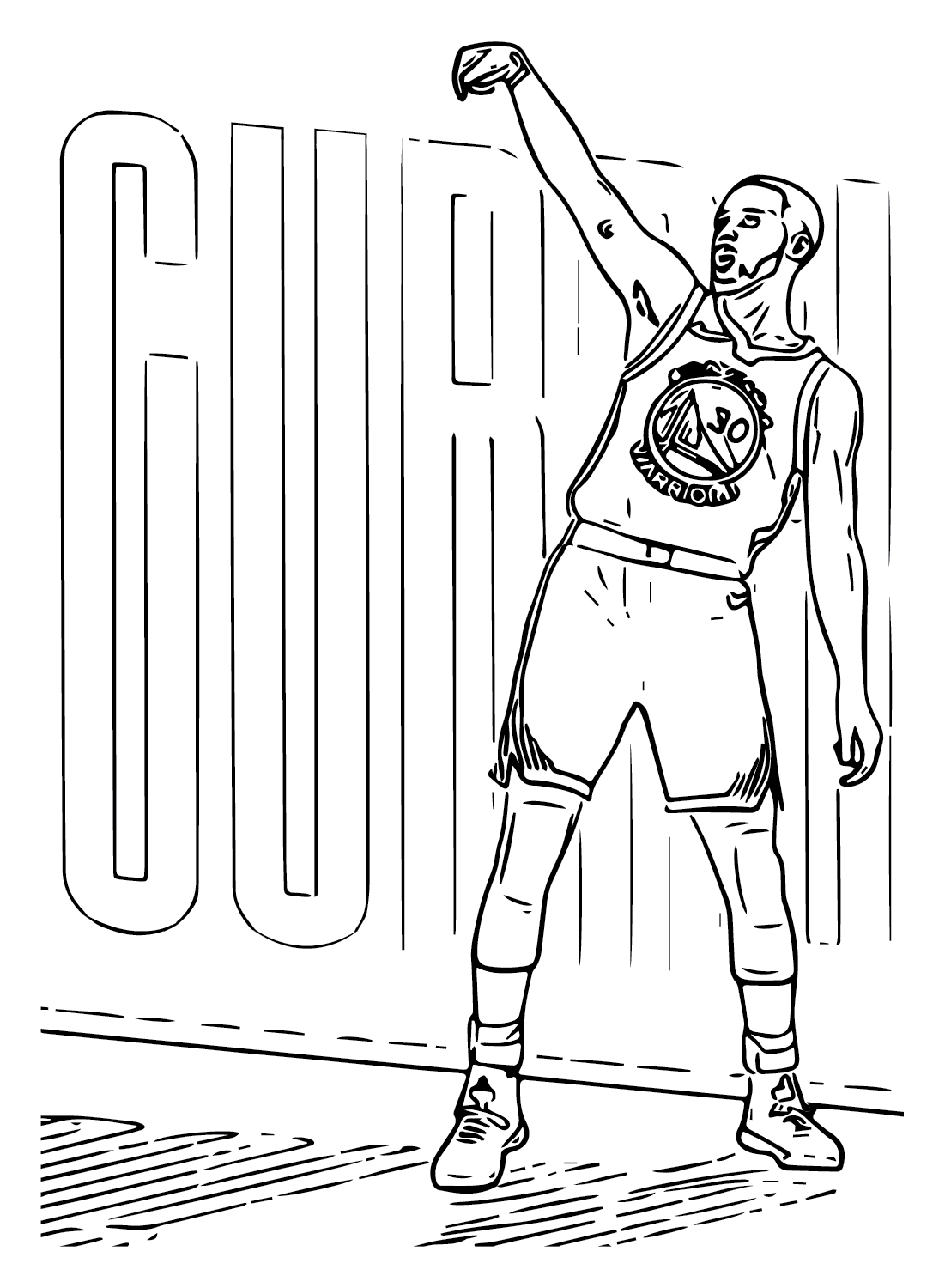 Stephen Curry Coloring Pages Printable for Free Download