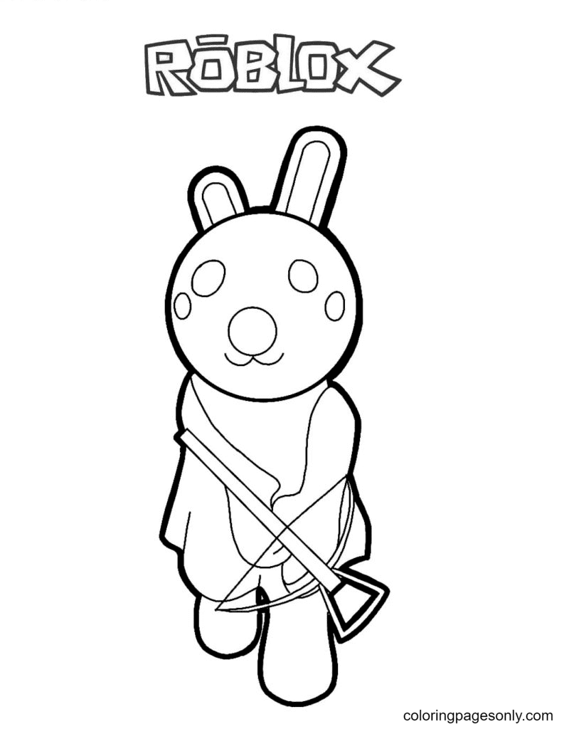 Demon Piggy Roblox Coloring Pages - Free Printable Coloring Pages