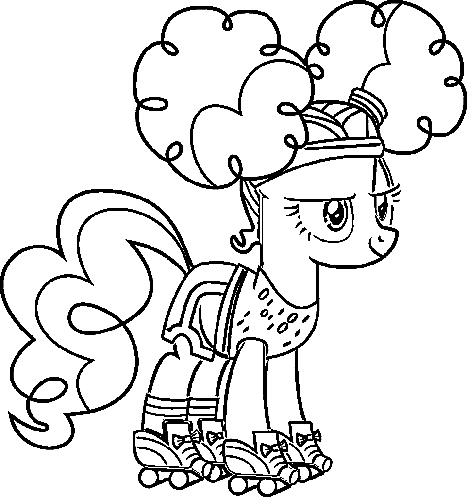 Pinkie Pie from my Little Pony Coloring Page