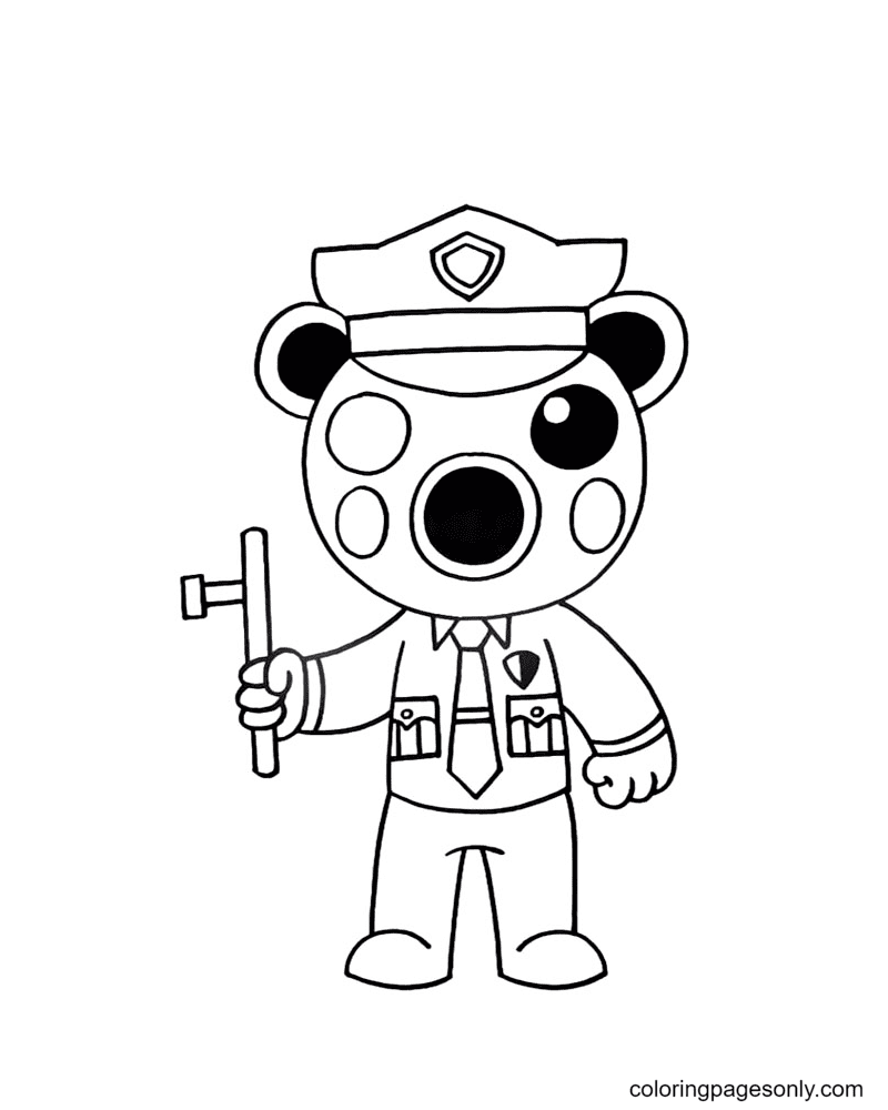 Coloring Pages Roblox. Piggy, Adopt Me and others. Print for free