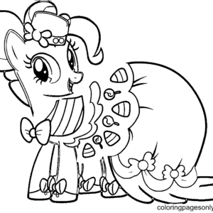 My Little Pony Pinkie Pie Coloring Pages 