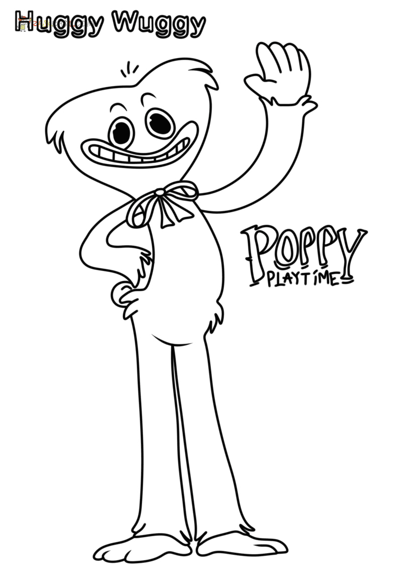 Poppy Playtime coloring pages, Free coloring pages