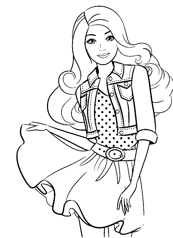 Barbie Coloring Pages for Kids, Girls, Boys, Teens Birthday School