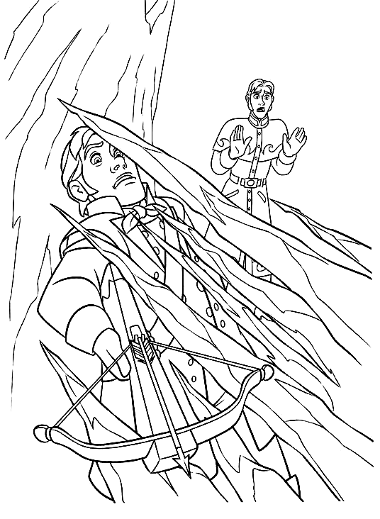 frozen coloring sheets hans