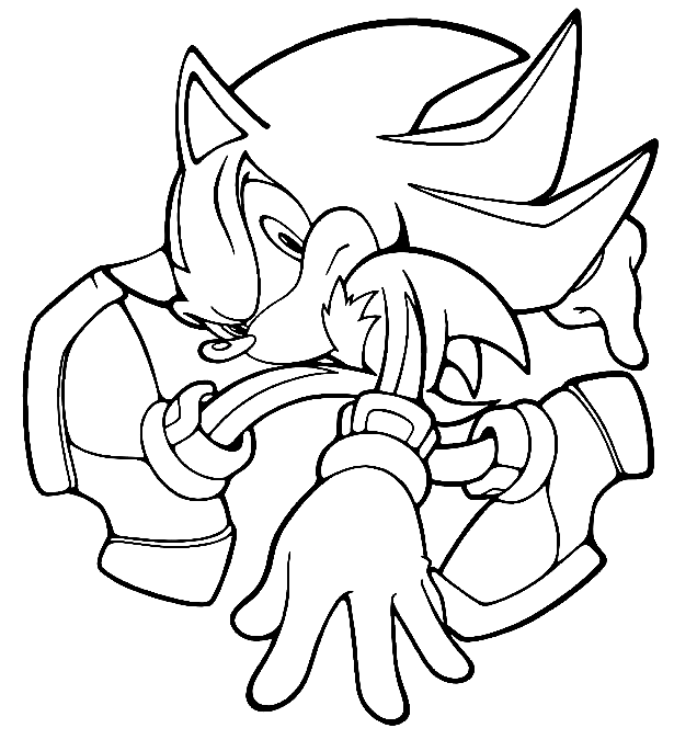 Printable Sonic the Hedgehog Shadow Coloring pages - Printable Coloring  Pages For Kids