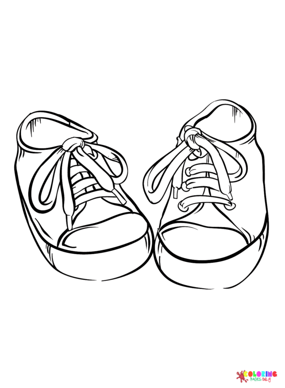 Sneaker Coloring Pages Printable for Free Download