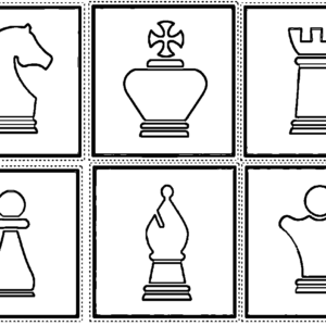 Printable Chess Pieces Coloring Pages - Free Printable Coloring Pages