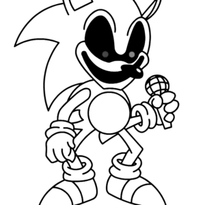 Desenho e Imagem Sonic EXE Prontidão para Colorir e Imprimir Grátis para  Adultos e Crianças 