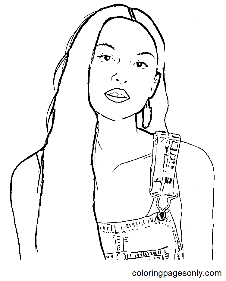 26+ Olivia Rodrigo Coloring Page - NatalyaCorey