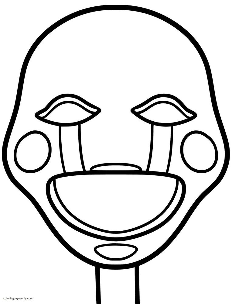 Print Bonnie Face FNAF coloring pages  Fnaf coloring pages, Coloring  books, Coloring pages