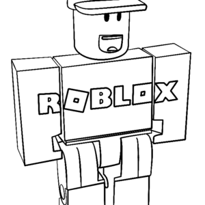 Roblox Noob Coloring Pages - 2 Free Coloring Sheets (2021)