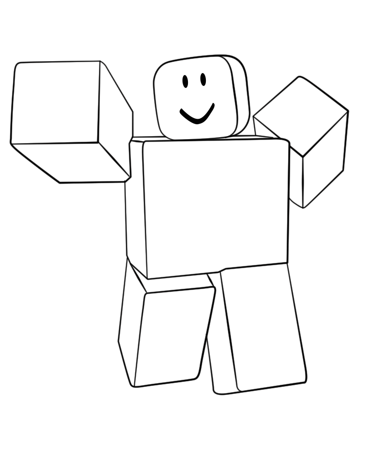 Roblox Coloring Pages for Kids Printable Free Download