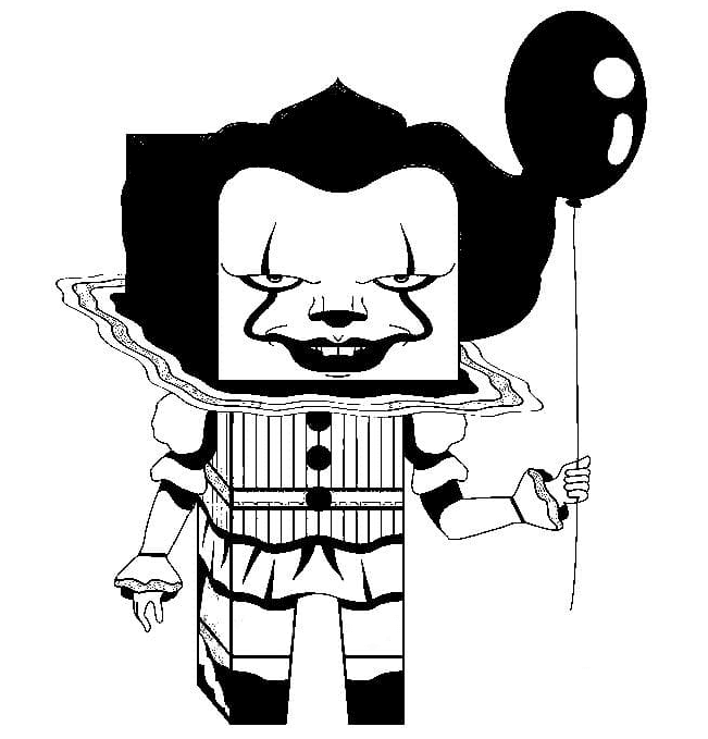 Desenhos de Pennywise para Colorir e Imprimir - Pintar Grátis Online