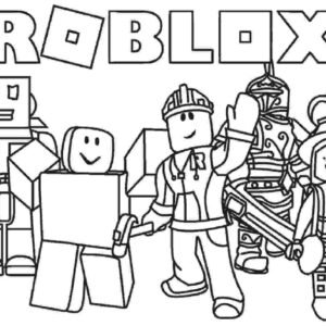 Printable Roblox Coloring Pages PDF Free - Coloringfolder.com