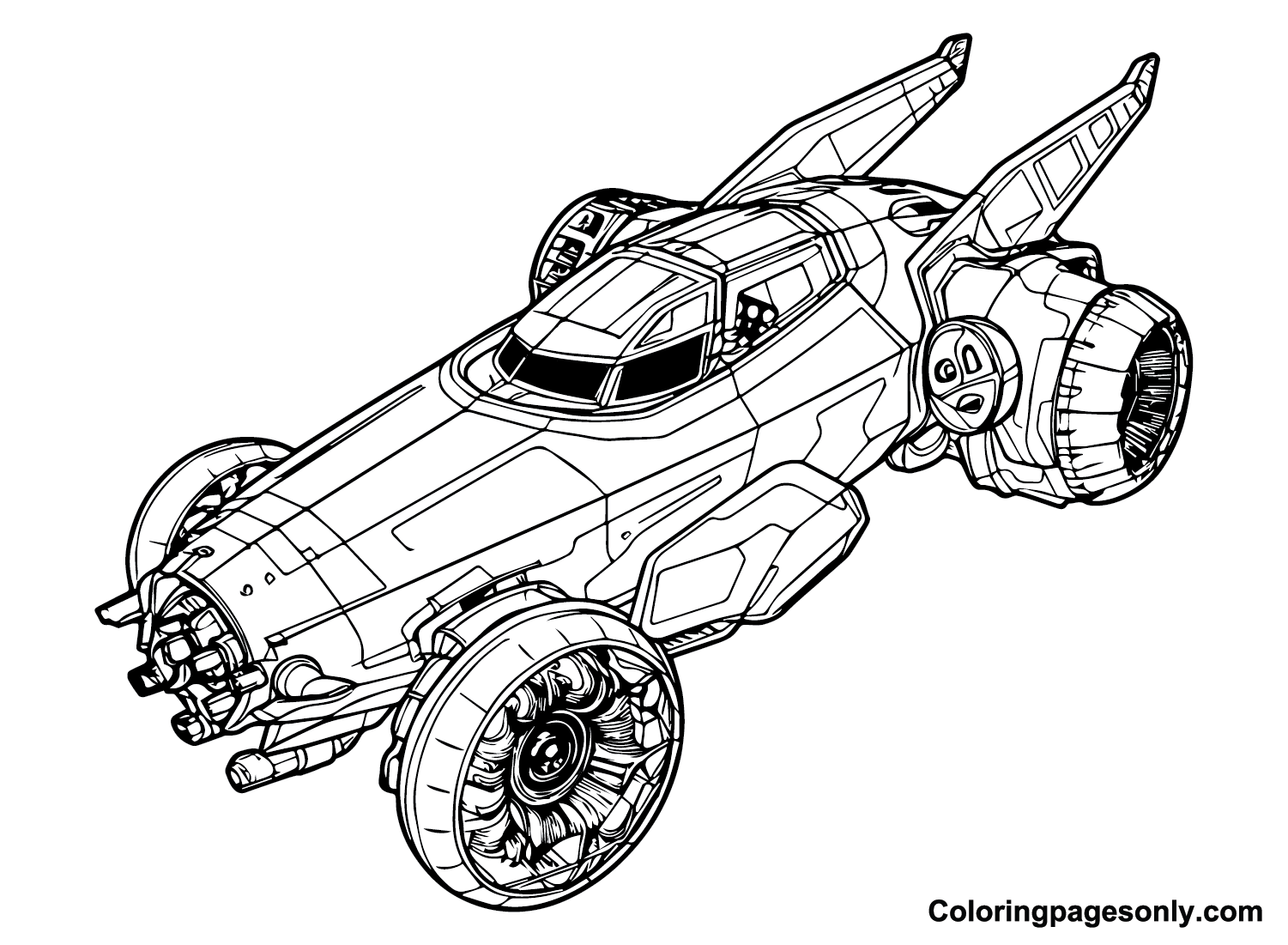 Rocket League Coloring Pages Printable for Free Download