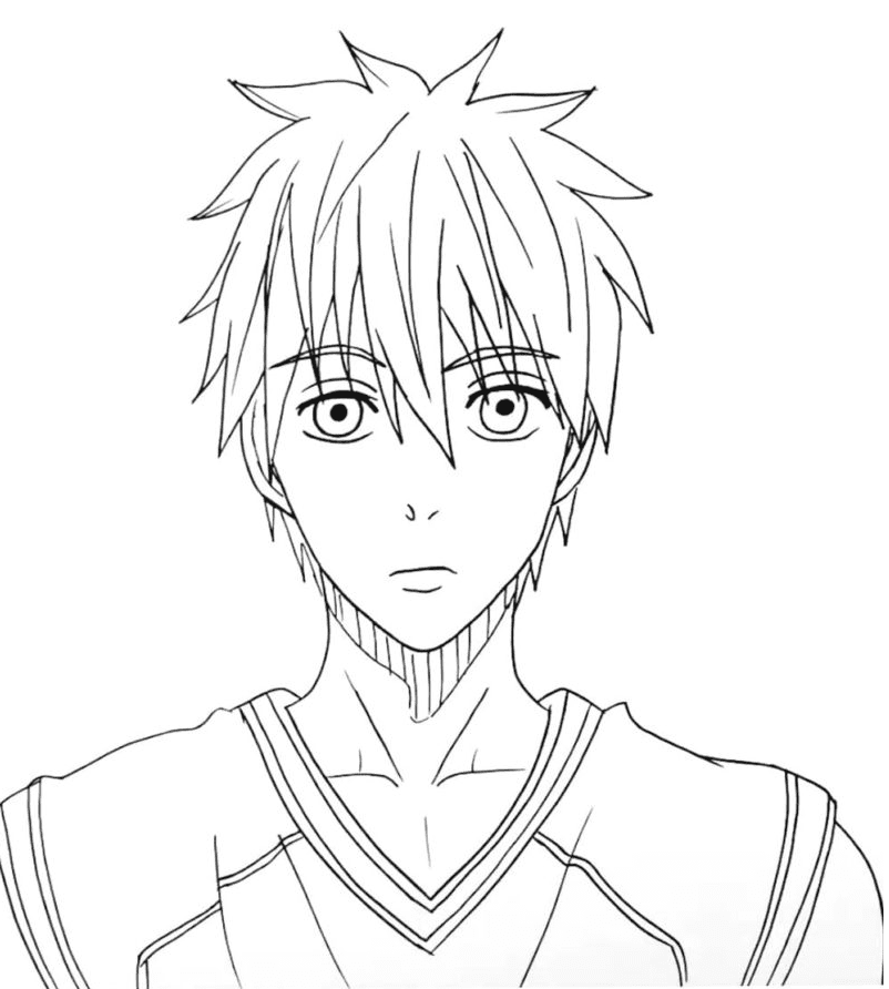 Kuroko No Basket Coloring Book: popular sport manga and anime