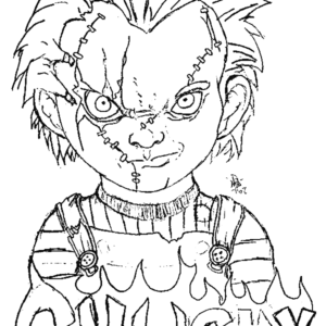 Desenhos de Chucky para colorir e Imprimir - Pintar Grátis Online