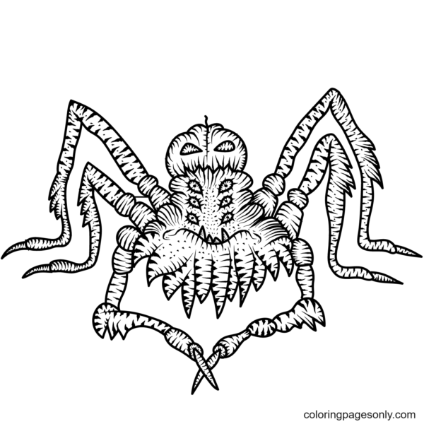 Halloween Monsters Coloring Pages Printable for Free Download