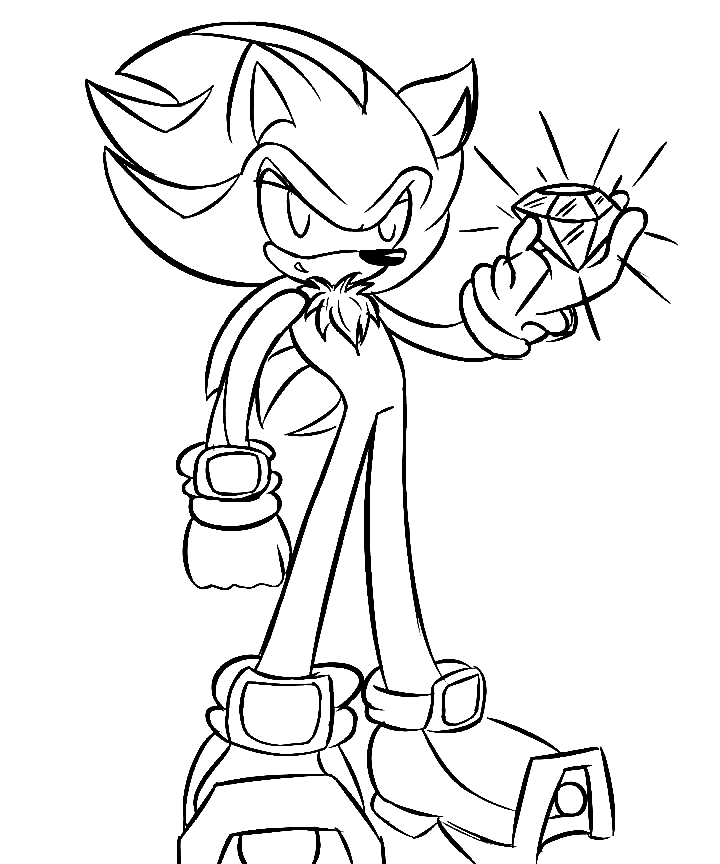 Shadow the Hedgehog Super Shadow Sonic the Hedgehog Coloring book