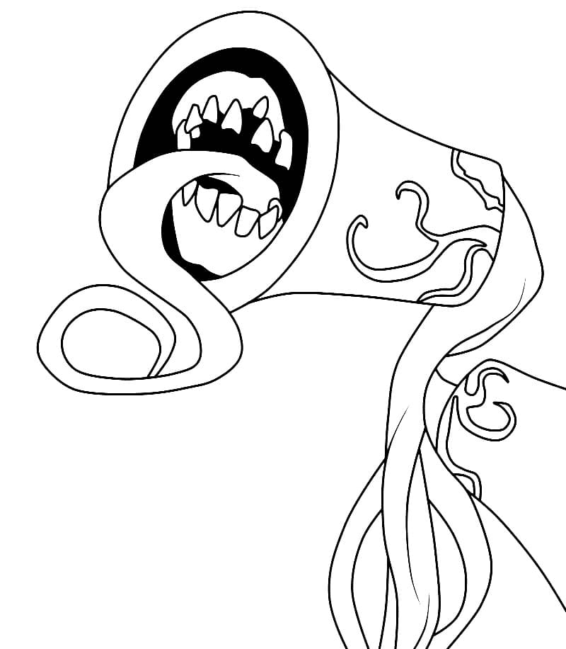 Coloring Pages Siren Head Invincible scary monster Print Free