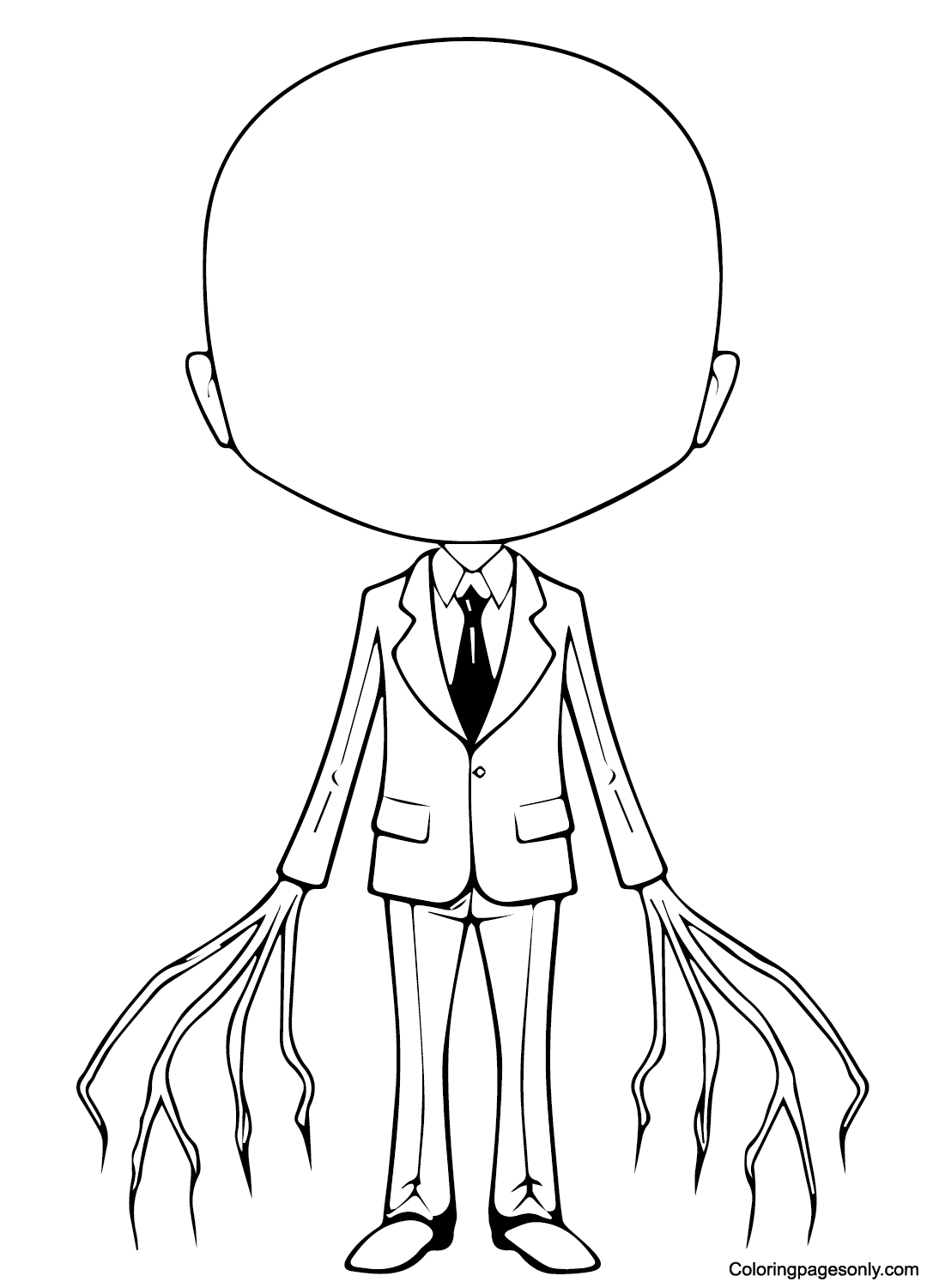 Slenderman Clipart Transparent - Slenderman Roblox - Free