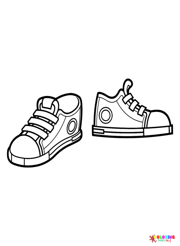 Sneaker Coloring Pages Printable for Free Download