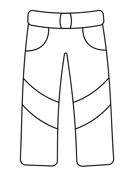 Pants Coloring Pages Printable for Free Download