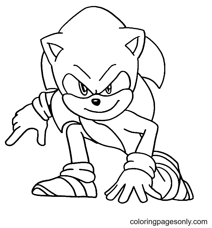 43 coloring pages of Sonic
