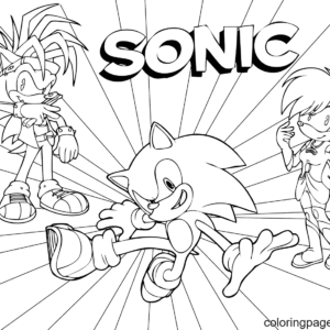 Sonic-Tails-Amy Rose-Knuckles free printable