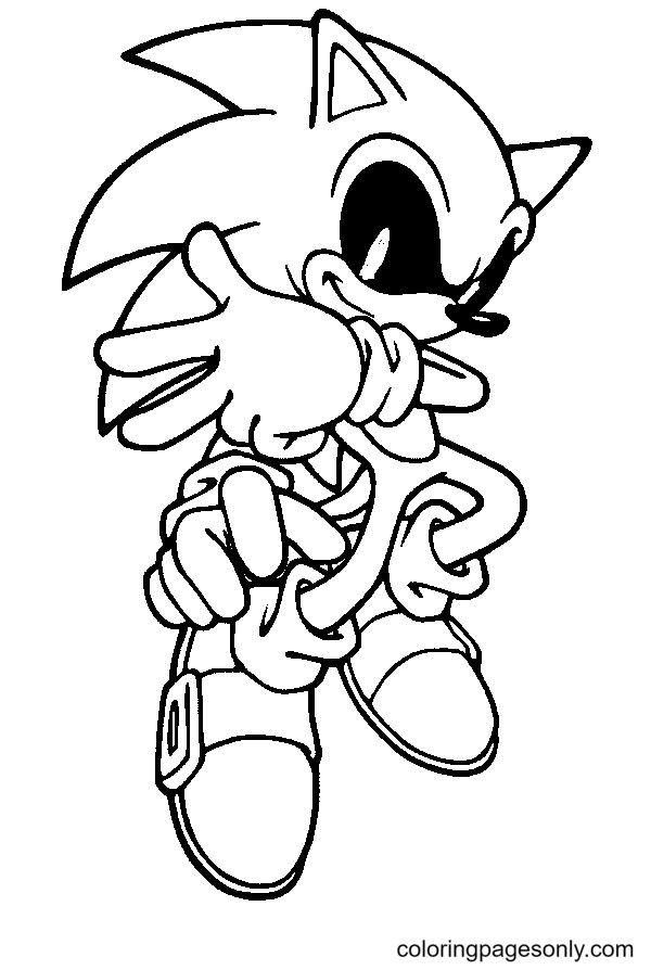 Super Sonic Exe Coloring Pages  Coloring pages, Grinch coloring pages,  Sonic