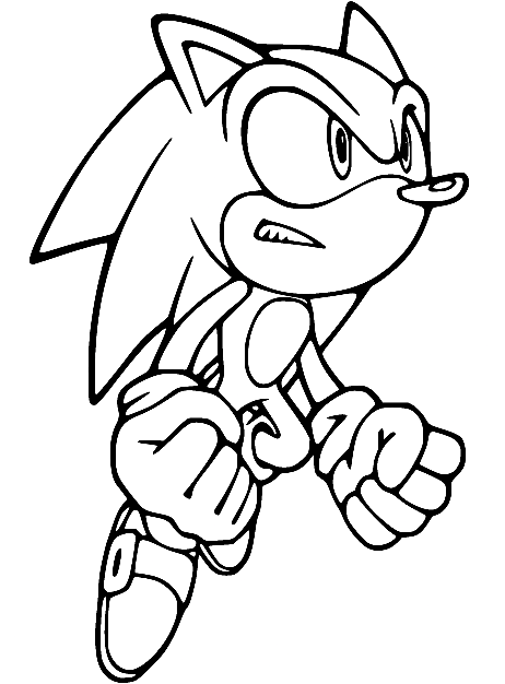 Sonic para colorir 10  Cartoon coloring pages, Animal coloring pages,  Coloring pages